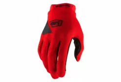 100% Ridecamp Glove Red
