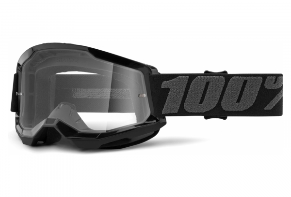 Máscara 100% STRATA 2 Clear Black 1 Máscara 100% STRATA 2 Clear Black