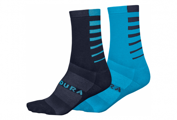 Calcetines Endura Coolmax - Bleu / Bleu 1 Calcetines Endura Coolmax - Bleu / Bleu