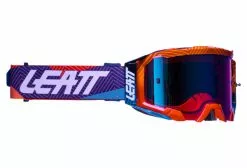 Máscara Leatt Velocity 5.5 Iriz Orange Blue Miroir