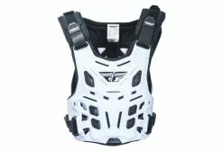 Chaleco De Protección Fly Racing Revel Roost Race CE Blanco