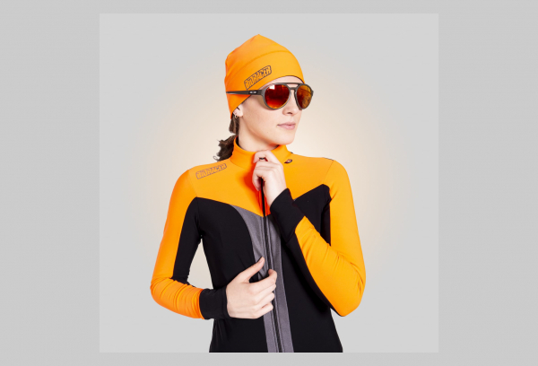 Gorro Bioracer Tempest Naranja Fluo 3 Gorro Bioracer Tempest Naranja Fluo - Imagen 3