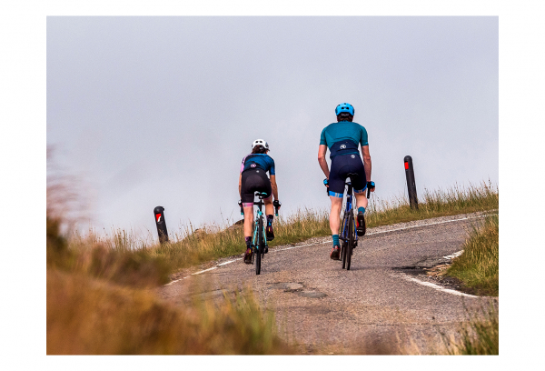 Calcetines Endura Coolmax® Rayées - Jaune / Fluo / Gris 2 Calcetines Endura Coolmax® Rayées - Jaune / Fluo / Gris - Imagen 2