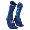 Calcetines Compressport Pro Racing Socks V4.0 Bike - Bleu