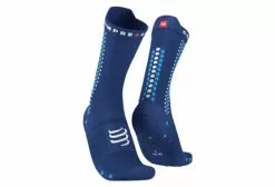 Calcetines Compressport Pro Racing Socks V4.0 Bike - Bleu