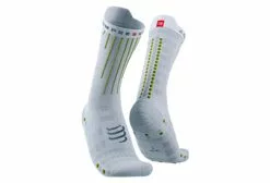 Calcetines Compressport Aero Socks - Blanc