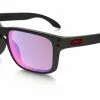 Gafas Oakley HOLBROOK Black Red Iridium / Miroir