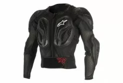 Alpinestars Bionic Action Jóvenes Protection Chaqueta Negro Rojo