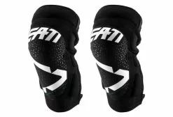 Leatt 3DF 5.0 Zip Short Knee Guards Blanco Negro