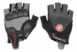 Castelli Arenberg Gel 2 Guantes Cortos Gris Negro