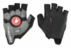 Castelli Rosso Corsa Espresso Short Guantes Negro