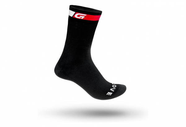 Calcetines GripGrab Classic High Cut - Noir / Rouge 1 Calcetines GripGrab Classic High Cut - Noir / Rouge