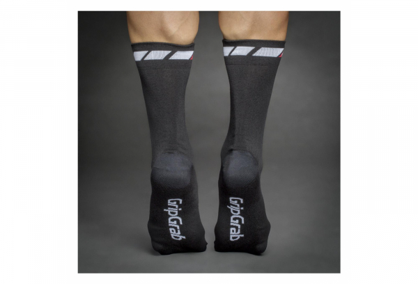 Calcetines GripGrab Classic High Cut - Noir / Rouge 3 Calcetines GripGrab Classic High Cut - Noir / Rouge - Imagen 3